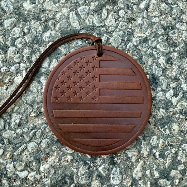 Round American Flag Air Flair