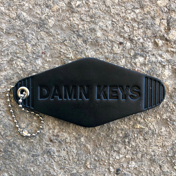 "Damn Keys" Motel Key Tag