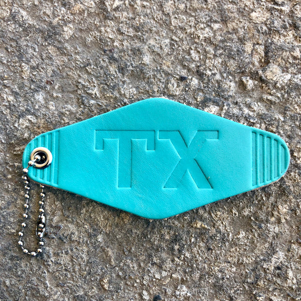TX Brand Motel Key Tag
